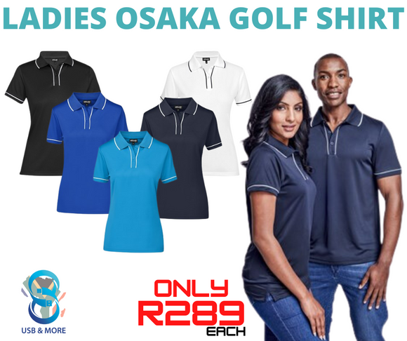 Women's Osaka Golf Shirt - USB & MORE