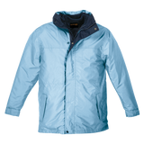 Barron 120g Men's Navy-Sky 3-in-1 Jacket – Vapourtex Waterproof Outer Shell, Micro Polar Fleece Inner – Concealed Zip-Off Hood, Zippered Storm Flap, Adjustable Shock Cord Toggled Hem | Usbandmore