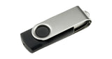 Black & Silver Swivel USB3 - USB & MORE