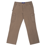 Barron Men's Desert Kalahari Cargo Pants – 270g 100% Cotton Canvas, Enzyme Washed – Multiple Flap Pockets, Triple-Stitched Back Rise, Hammer Loop & Bar-Tacked Stress Points | Usbandmore
