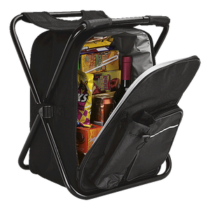 Picnic Chair Backpack Cooler - 420D - 600D - PEVA Lining - Barron - USB & MORE