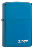 Classic High Polish Blue Zippo Logo Clippa Sales