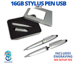 16GB Stylus Pen USB Includes Engraving - USB & MORE
