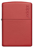 Classic Red Matte Zippo Logo - USB & MORE