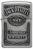 Jack Daniel's® High Polish Chrome Lighter – Windproof Zippo with Jack Daniel's Emblem – All Metal Construction – Refillable Lifetime Use – Made in USA – Requires Zippo Lighter Fuel (Sold Separately) | Usbandmore