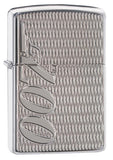 Zippo James Bond 007™ Armor® Lighter – Deep Carved Chrome Finish – Iconic 007 Logo, Thick-Walled Windproof Design, Refillable | Usbandmore