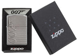 Zippo James Bond 007™ Armor® Lighter – Deep Carved Chrome Finish – Iconic 007 Logo, Thick-Walled Windproof Design, Refillable | Usbandmore