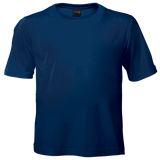 Barron 145g Kiddies Crew Neck T-Shirt Navy – 100% Carded Cotton Single Jersey – Double-Ribbed Collar, Reactive Dyed, Shoulder Seam Taping | Usbandmore