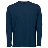 145g Mens Long Sleeve T-Shirt - Barron Navy Barron |USBANDMORE