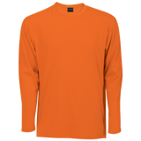 145g Mens Long Sleeve T-Shirt - Barron Orange Barron |USBANDMORE