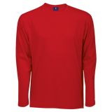 145g Mens Long Sleeve T-Shirt - Barron True Red Barron |USBANDMORE