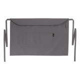 Barron Bistro Apron Grey – Double Front Pocket with Pen Slot, Multi-Functional Pocket, One Size Fits All, Cloth Loop – 200g Poly Cotton Twill – SADC, SEDEX Certified | Usbandmore