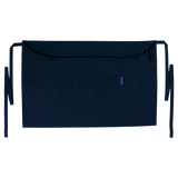 Barron Bistro Apron Dark Navy – Double Front Pocket with Pen Slot, Multi-Functional Pocket, One Size Fits All, Cloth Loop – 200g Poly Cotton Twill – SADC, SEDEX Certified | Usbandmore