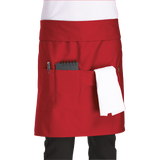 Barron Bistro Apron – Double Front Pocket with Pen Slot, Multi-Functional Pocket, One Size Fits All, Cloth Loop – 200g Poly Cotton Twill – SADC, SEDEX Certified | Usbandmore