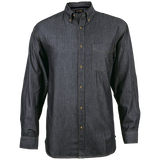 Mens Denver Denim Shirt Long Sleeve - Barron|usbandmore