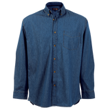 Mens Denver Denim Shirt Long Sleeve - Barron|usbandmore
