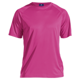 135g Barron Polyester T-Shirt - Barron Bright Pnk Barron  |USBANDMORE