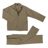 Barron Budget Poly Cotton Conti Suit Khaki Barron |usbandmore