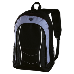 Arrow Design Backpack with Front Flap - Barron - USB & MORE