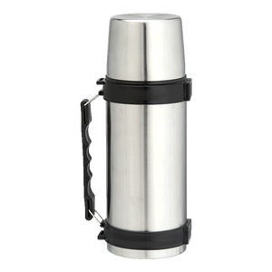 1l Stainless Steel Travel Flask with Carry Handle|USBANDMORE