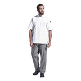 Barron Figo Utility Top – Short Sleeve, Double Breasted Front Panel and Yoke, Thermometer Sleeve Pocket, Side Slits – 190g 80/20 Poly Cotton Fabric – Bar-tacked and Single Top-stitched Armholes and Shoulders – Proudly South African | Usbandmore