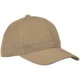 6 Panel Raven Cap Khaki – Structured 6 Panel, Pre-Curved Peak, Velcro Closure, Low Profile, Synthetic Acrylic, Oeko-Tex Certified, BSCI | Usbandmore