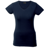 Ladies 170g Slim Fit V-Neck T-Shirt - Barron - USB & MORE