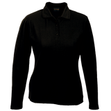 Ladies 175g Pique Knit Long Sleeve Golfer - Barron - USB & MORE