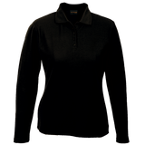 175g Ladies Pique Knit Long Sleeve Golfer - Barron