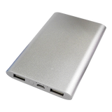 Slim Aluminium 4000 mAh Powerbank - Barron Silver Barron
