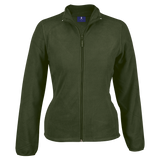 Ladies Hybrid Fleece - Barron Olive |USBANDMORE