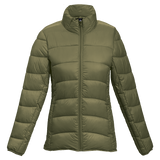 Ladies Stratford Jacket Kalahari – 55g Nylon Outer & Lining – Funnel Neck Collar, Inseam Pockets with Invisible Zips, Quilted with Breathable Padding, Elasticated Cuffs, Water & Wind Resistant, Packable | Usbandmore