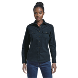 Ladies Plain Bush Shirt Long sleeve|usbandmore