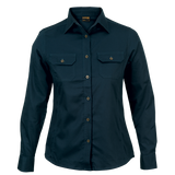 Ladies Plain Bush Shirt Long sleeve|usbandmore