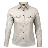 Ladies Plain Bush Shirt Long sleeve|usbandmore