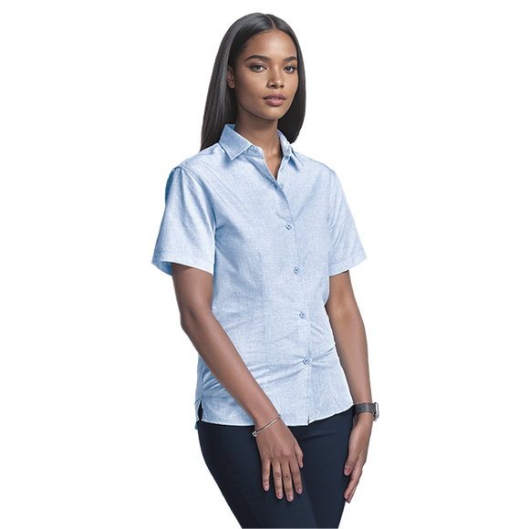 Ladies Berlin Blouse Short Sleeve - Barron|usbandmore