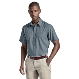 Mens Easy Care Lounge Shirt Short Sleeve- Barron|USBANDMORE