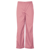 Riley Scrub Pants Pink – 150g 65/35 Poly Cotton Poplin – Elasticated Waistband, Side & Back Pockets, Durable Easy-Care Fabric | Usbandmore