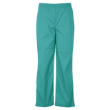 Riley Scrub Pants Turquoise– 150g 65/35 Poly Cotton Poplin – Elasticated Waistband, Side & Back Pockets, Durable Easy-Care Fabric | Usbandmore
