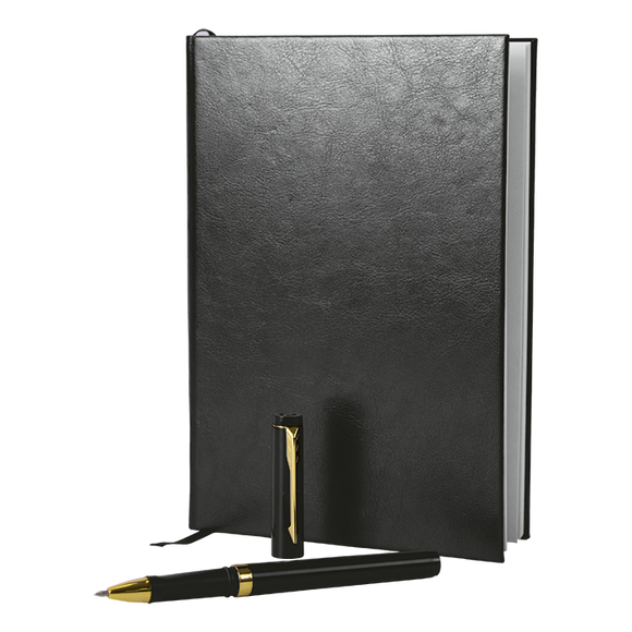 A5 Notebook With Pen Gift Set - Barron - USB & MORE