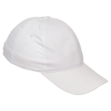 5 Panel Boost Cap White – Structured Low Profile Design with Pre-Curved Peak, Velcro Closure, 100% Polyester Twill Fabric | Usbandmor