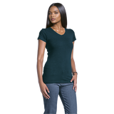 170g Essential V-Neck Slim Fit Ladies |usbandmore
