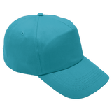 Cotton with Hard Front Cap - 5 Panel - Barron Aquamarine Barron |usbandmore