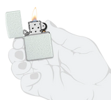 Classic Glacier – Mottled Metallic Finish Zippo Lighter – Textured Surface, Windproof & Refillable – Lifetime Guarantee – Gift Boxed | Usbandmore