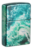 Zippo Lighter – Rogue Wave Design – 540 Fusion Print with Iridescent Metallic Tones, Windproof All-Metal Construction, Refillable | Usbandmore