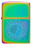 Sun Design – Sun & Moon Harmony Art on Multi-Color Finish – Color Image Process – Genuine Zippo Windproof Lighter – Made in USA, Lifetime Guarantee | Usbandmore