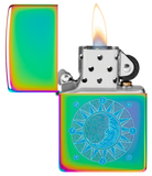 Sun Design – Sun & Moon Harmony Art on Multi-Color Finish – Color Image Process – Genuine Zippo Windproof Lighter – Made in USA, Lifetime Guarantee | Usbandmore