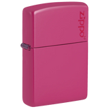 Classic Frequency Hot Pink with Zippo Logo – Color Image Design on Textured Finish – Genuine Zippo Windproof Lighter – Refillable Metal Construction – Made in USA, Lifetime Guarantee | Usbandmore
