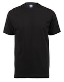 Unisex Black Platinum T-Shirt – 160g 100% Ring-Spun Cotton – Crew Neck, Shoulder-to-Shoulder Tape, Double Stitched Sleeves & Hem | Usbandmo