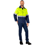 Traffic Premium Two-Tone Hi-Viz Reflective Jacket|usbandmore